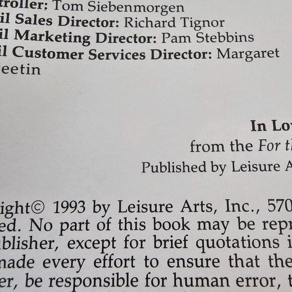 In Love With Quilts Book, 1993 Quilting Patterns & Instructions, Softcover - Picture 3 of 12